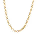 Chocker elo portugues banhado a ouro 18k