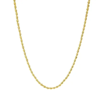 Colar Cordão Baiano Banhado a Ouro 18k