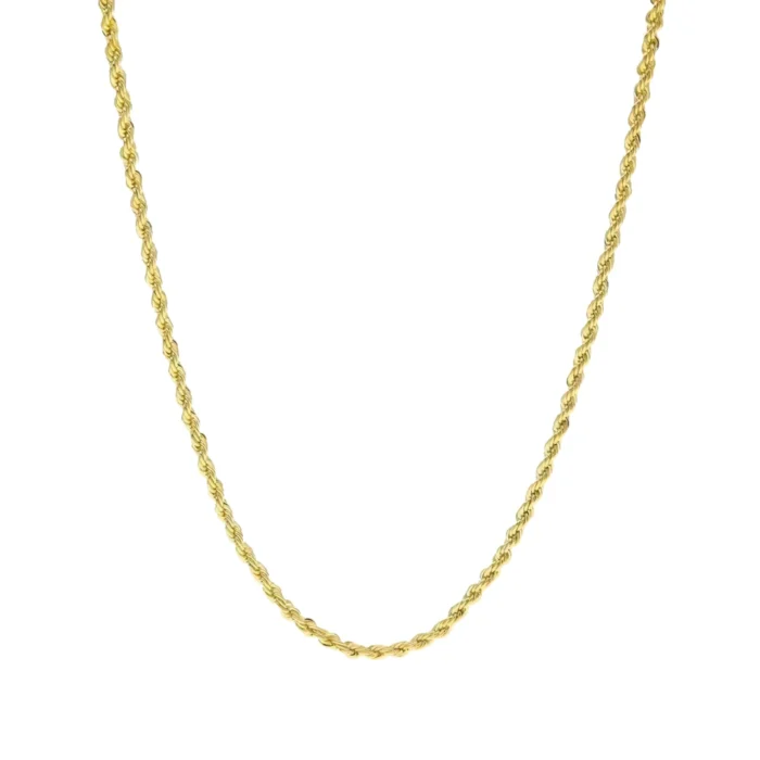 Colar Cordão Baiano Banhado a Ouro 18k