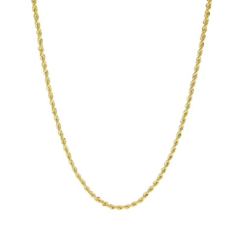 Colar Cordão Baiano Banhado a Ouro 18k