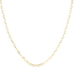 Colar Elos Coração Banhado a Ouro 18k